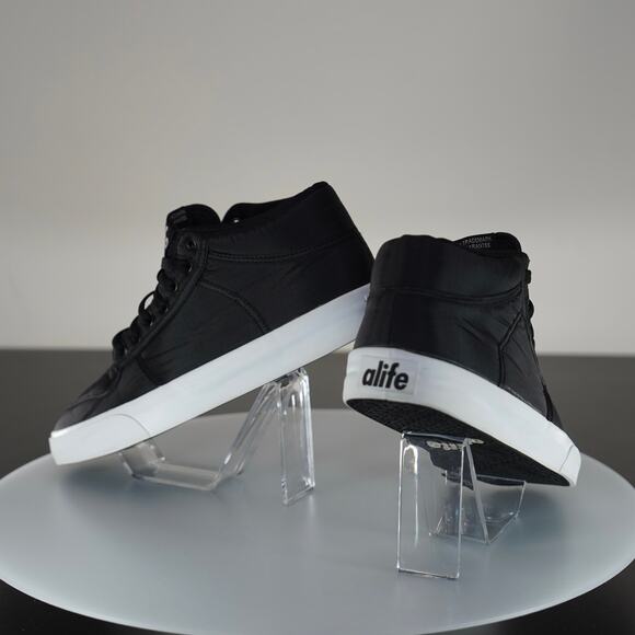 Alife Everybody Mid Nylon Black/White - Men's Size 12 - Picture 4 of 9
